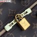 Louis Vuitton Speedy 25  Black Monogram Canvas Top Handle Bag M48285