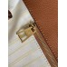 Louis Vuitton OnTheGo MM Bag In Raffia With Brown Leather M57707